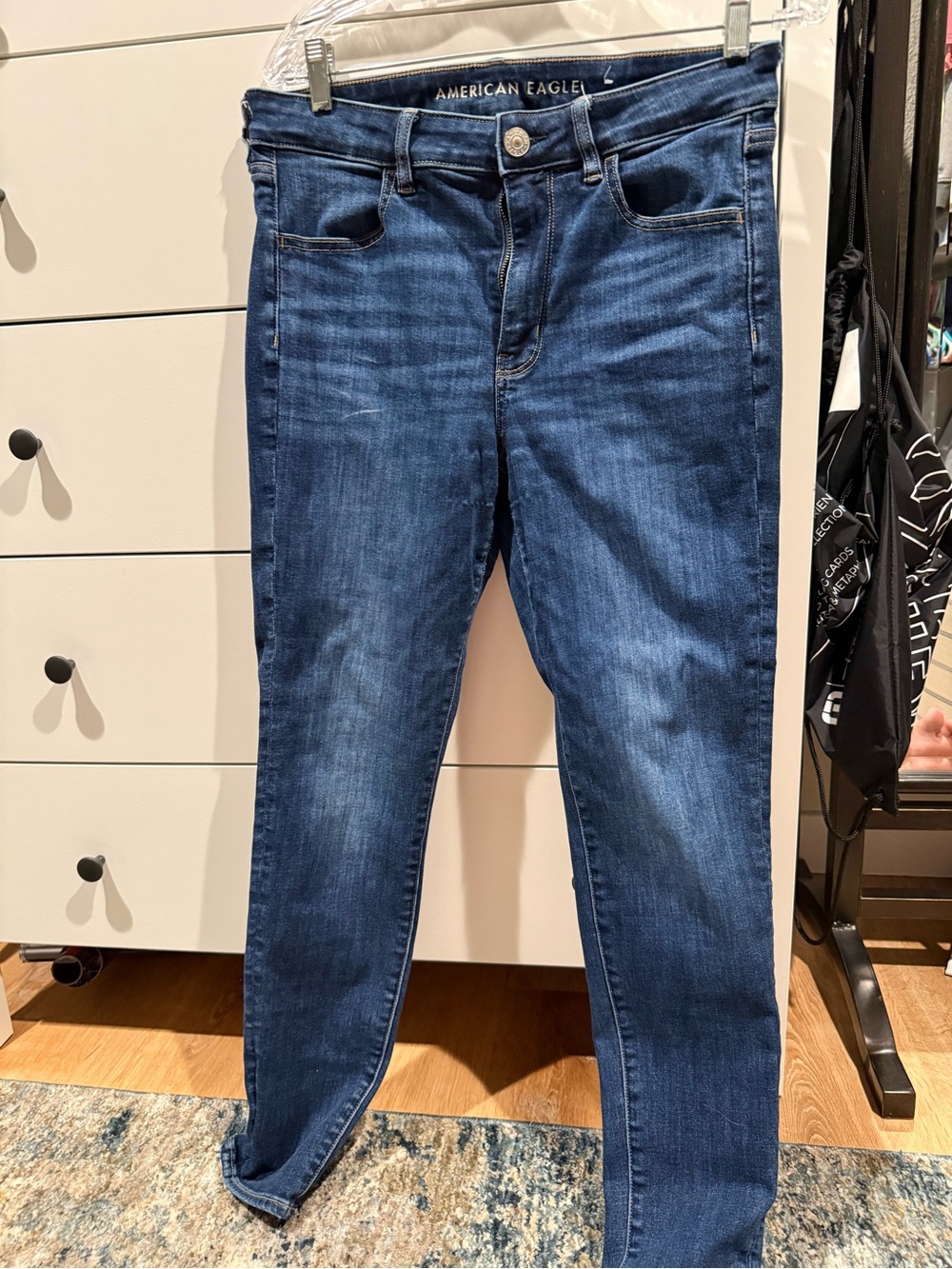 American Eagle Outfitters Blue Skinny Jeans - Classic Dark Wash